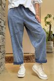 Duran Barrel Leg Jean Vintage Wash Denim 